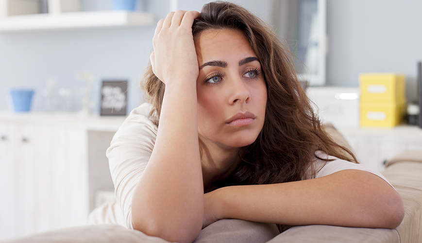 Woman Suffering from Stress