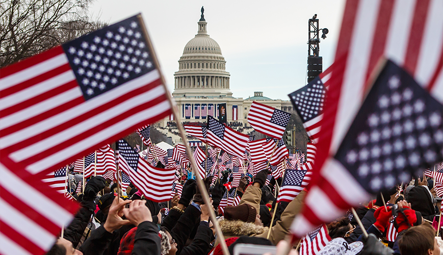 Crowd at Presidential Inauguration