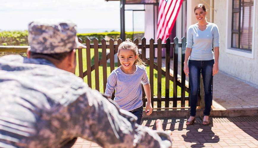 Happy Military Family