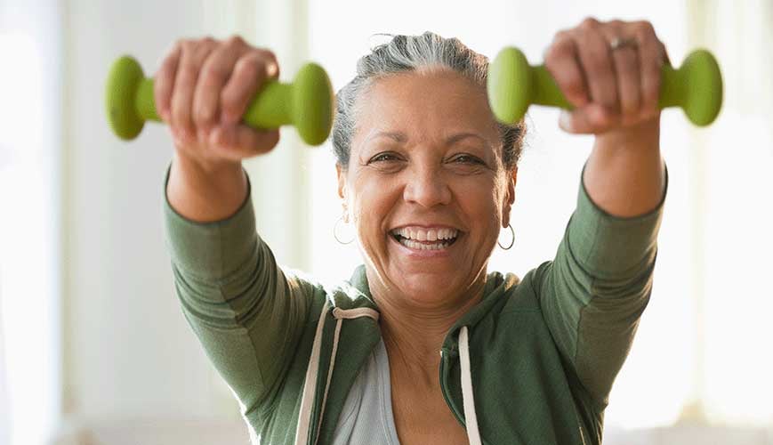 Woman trying to get Healthy